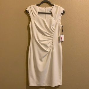 White Calvin Klein dress. New with tag still on